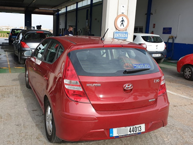 Hyundai i30 about to start import test in Murcia Hyundai i30 at ITV